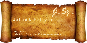 Jelinek Szilvia névjegykártya